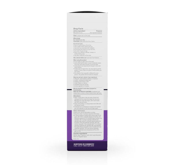 FOLIGAIN Advanced Hair Regrowth Treatment Foam For Women with Minoxidil 2% - Foligain US